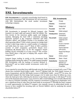 ESL Investments - Wikipedia