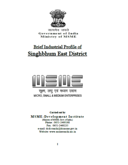 Singhbhum East.Pdf