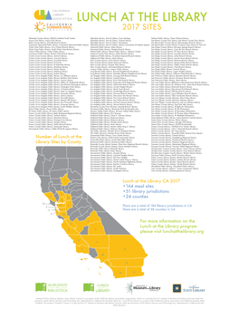 Lunch at the Library 2017 Sites