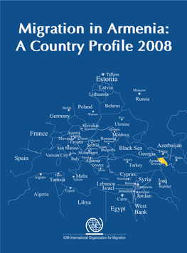 Migration in Armenia: a Country Profile 2008  List of Tables