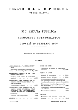 Senato Della Repubblica Vi Legislatura