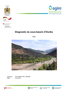 Diagnostic Du Sous-Bassin D'ourika