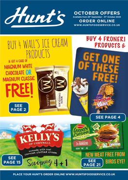 Buy 4 Wall's Ice Cream Products