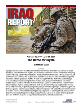 The Battle for Diyala