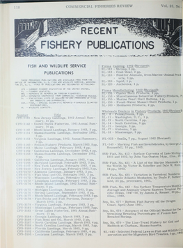 Fishery Publications