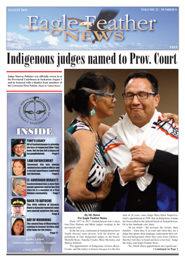 Indigenous Judges Named to Prov. Court