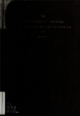 The Bradfords of Virginia in the Revolutionary War, and Their Kin, By