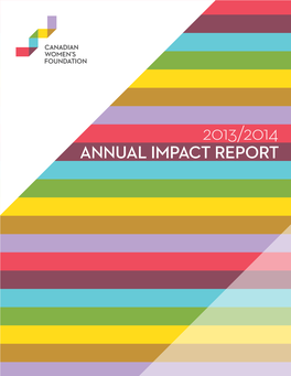 Annual Impact Report Contents