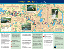 Minnehaha Creek Canoe Route Map Bob Firth Bob
