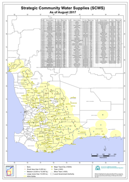 Strategic Community Water Supplies (SCWS) As of August 2017 115 116 117 118 119 120 121 122 123