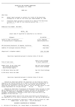 Page 1 of 2) COMPUTATION of INCOME PER COMMON and COMMON EQUIVALENT SHARE ------(In Thousands, Except Per Share Amounts)