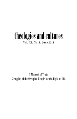 Theologies and Cultures Vol