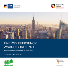 Energy Efficiency Award Challenge