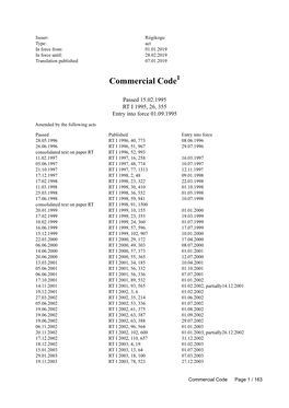 Commercial Code1