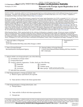 2020 7:56:09 PM FORM NSD-3 Revised 05/17 Received by NSD/FARA Registration Unit 07/30/2020 7:56:09 PM