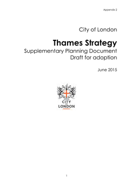 Thames Strategy SPD Consultation Draft