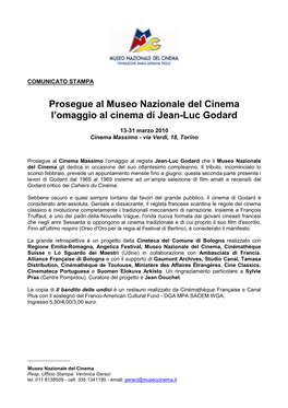 16 Comunicato Stampa Jean-Luc Godard 13-31.03.2010 Ok