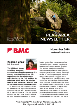 Download the November 2018 BMC Peak Area Newsletter