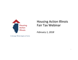Housing Action Illinois Fair Tax Webinar
