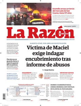 Víctima De Maciel Exige Indagar Encubrimiento Tras Informe De Abusos