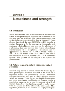 Naturalness and Strength