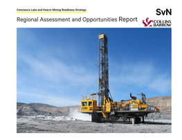 Regional Assessment and Opportunites Report for Constance