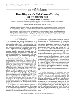 Phase Diagram of a Wide Current-Carrying Superconducting Film A