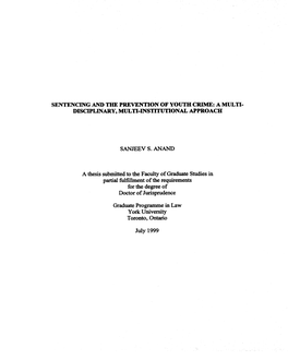 Juvenile Justice Grom Its Origins in the Common Law About 1300 to the Present Day