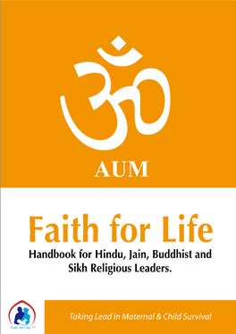 Faith for Life Handbook for Hindu, Jain, Buddhist and Sikh Religious Leaders