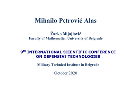 Mihailo Petrović Alas