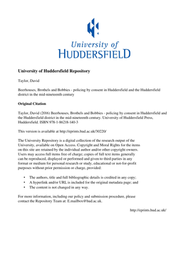 University of Huddersfield Repository