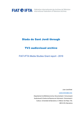 Diada De Sant Jordi Through TV3 Audiovisual Archive