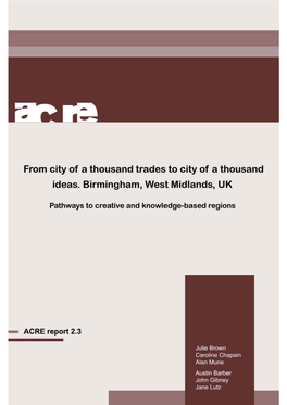 2 Introduction to the West Midlands Region