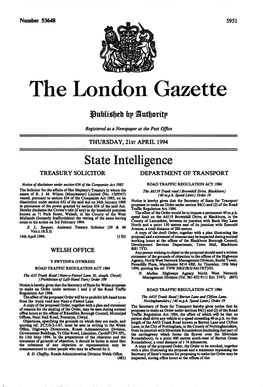 The London Gazette, Issue 53648