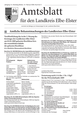 Für Den Landkreis Elbe-Elster