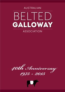 Belted Galloway Annual 2015 Spreads Low
