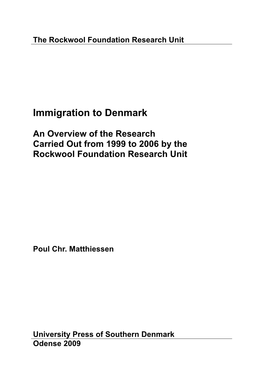 Immigration to Denmark