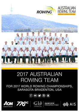 2017 Australian Rowing Team