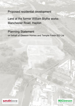 Proposed Residential Development Land at the Former William Blythe