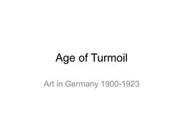 Age of Turmoil