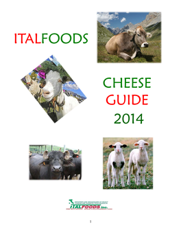 Italfoods Cheese Guide 2014