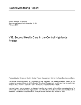 44265-013: Second Health Care in the Central Highlands Project