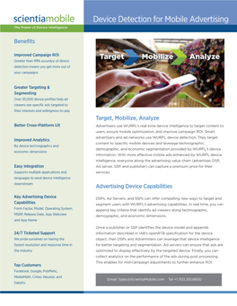 Device Detection for Mobile Advertising the Power of Device Intelligence