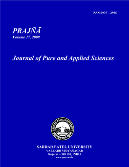 PRAJÑ  Volume 17, 2009