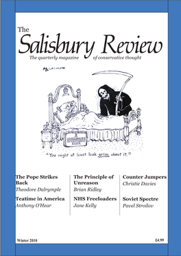 The Pope Strikes Back Theodore Dalrymple Teatime in America