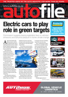 Electric Cars to Play Role in Green Targets Specialised