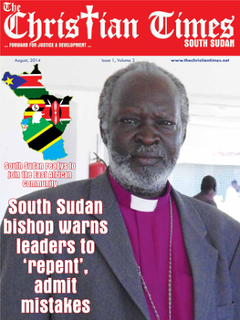 South Sudan Bishop Warns Leaders to ‘Repent’, Admit