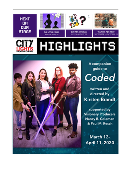 Coded Written and Directed by Kirsten Brandt