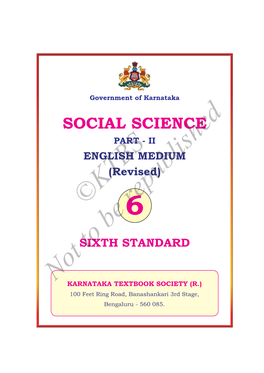 KSEEB Class 6 Social Science Part 2(Eng)