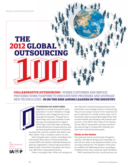 The 2012 Global Outsourcing